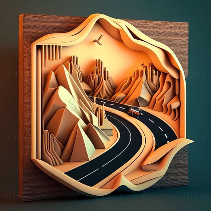 3D model Freeway game (STL)
